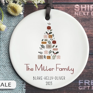 Family Names Christmas Ornament -  Family Christmas 2023