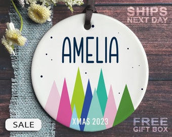 Personalized Kids Christmas Ornament - Kids Name Ornament 2026