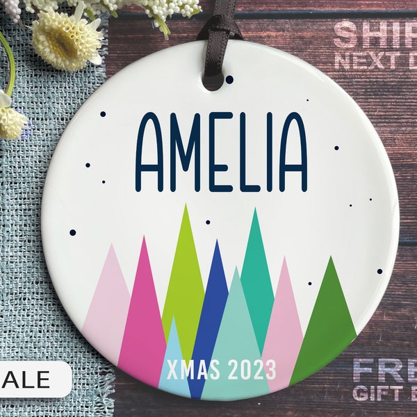 Personalized Kids Christmas Ornament - Kids Name Ornament 2023