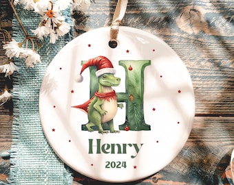 Letter Name Ornament - 2026 Family Ornament - Custom Initial Ornament - Personalized - Christmas Gift - Family Keepsake - Monogram Ornament