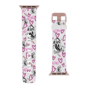 ghostface call me valentine apple watch band