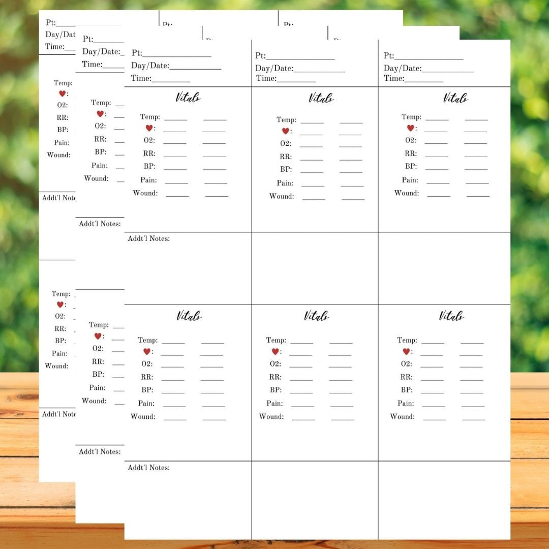 Vitals Sheet Vital Signs Nursing, Charting For Nurses,, 53% OFF