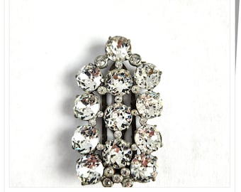 Eisenberg Original Huge Fur Clip, Big Brilliant Stones