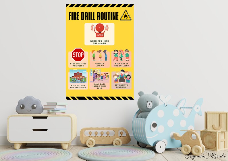 Safety Drills Visuals Safety Fire Drill Earthquake PECS Etsy