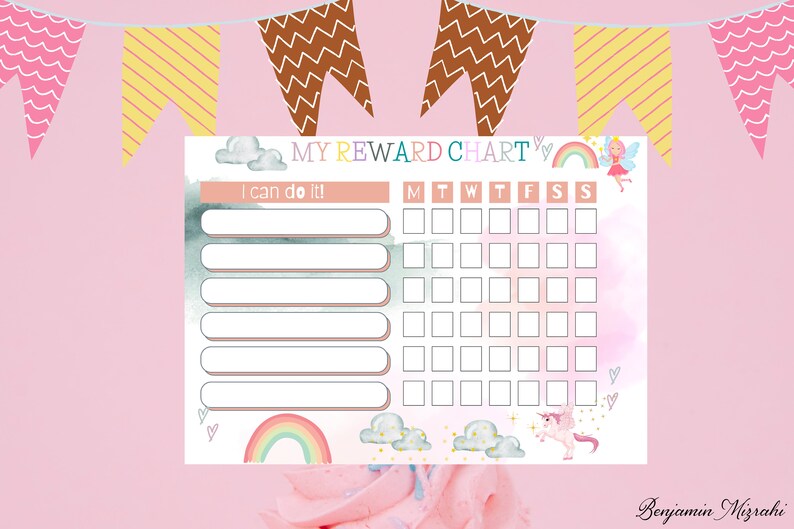 Kids My Rewards Chart Printable Prize Chart for Kids - Etsy