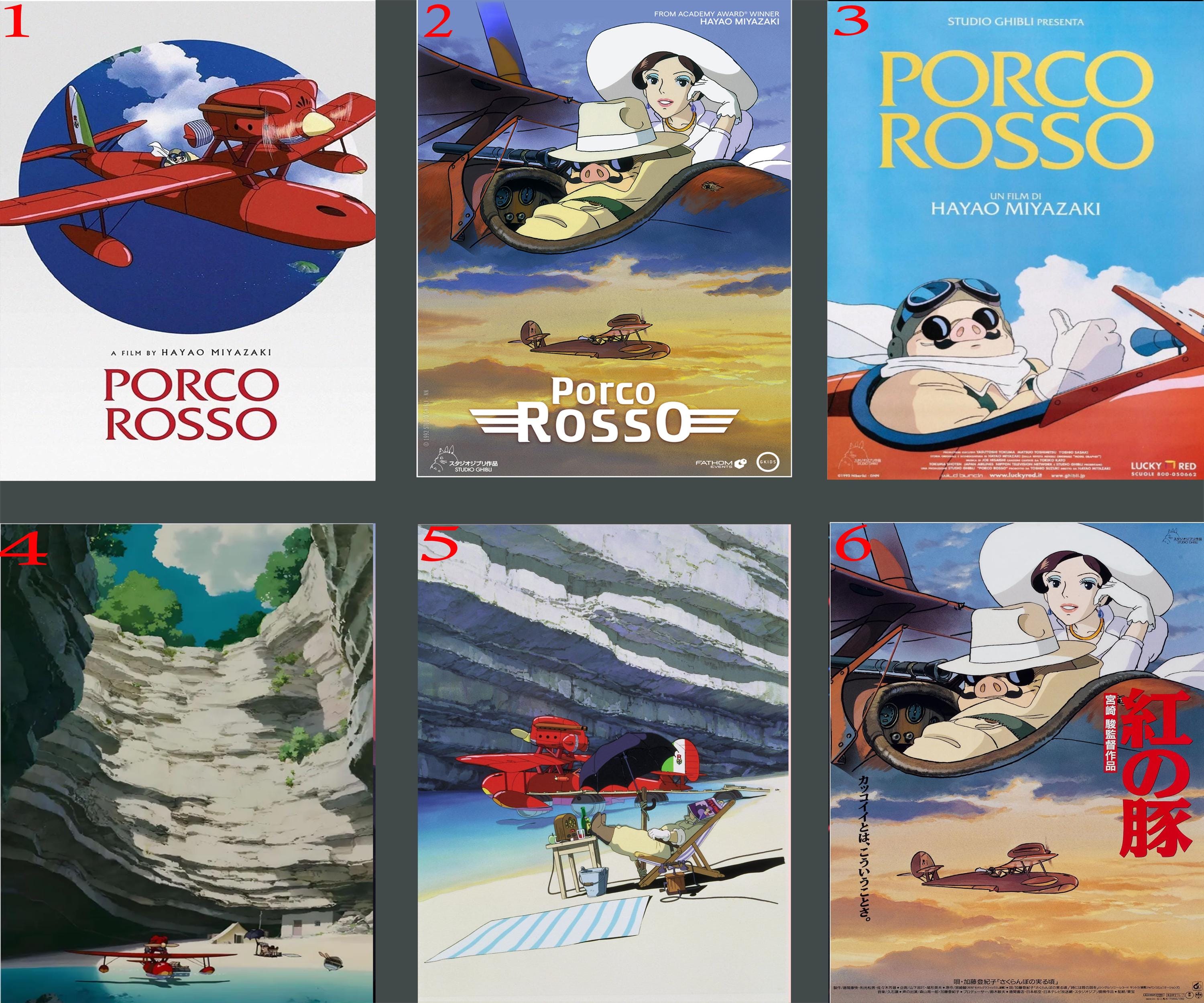 Porco rosso poster - Etsy 日本