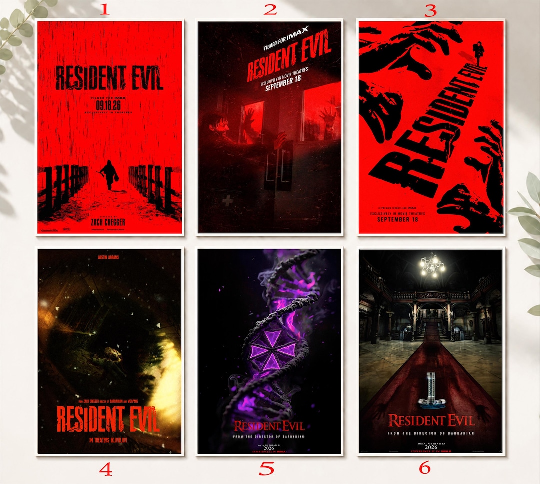 Resident Evil 2026 Film - Movie Poster - Film Poster - Cinema Poster ...