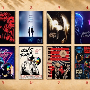 Daft punk poster - Etsy 日本