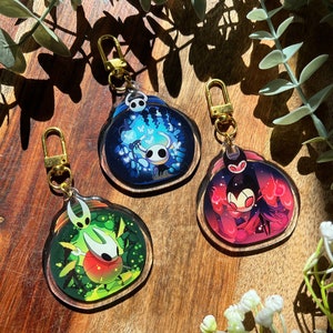 Hollow Knight Hornet Grimm Acrylic Keychain / Charm / Stickers