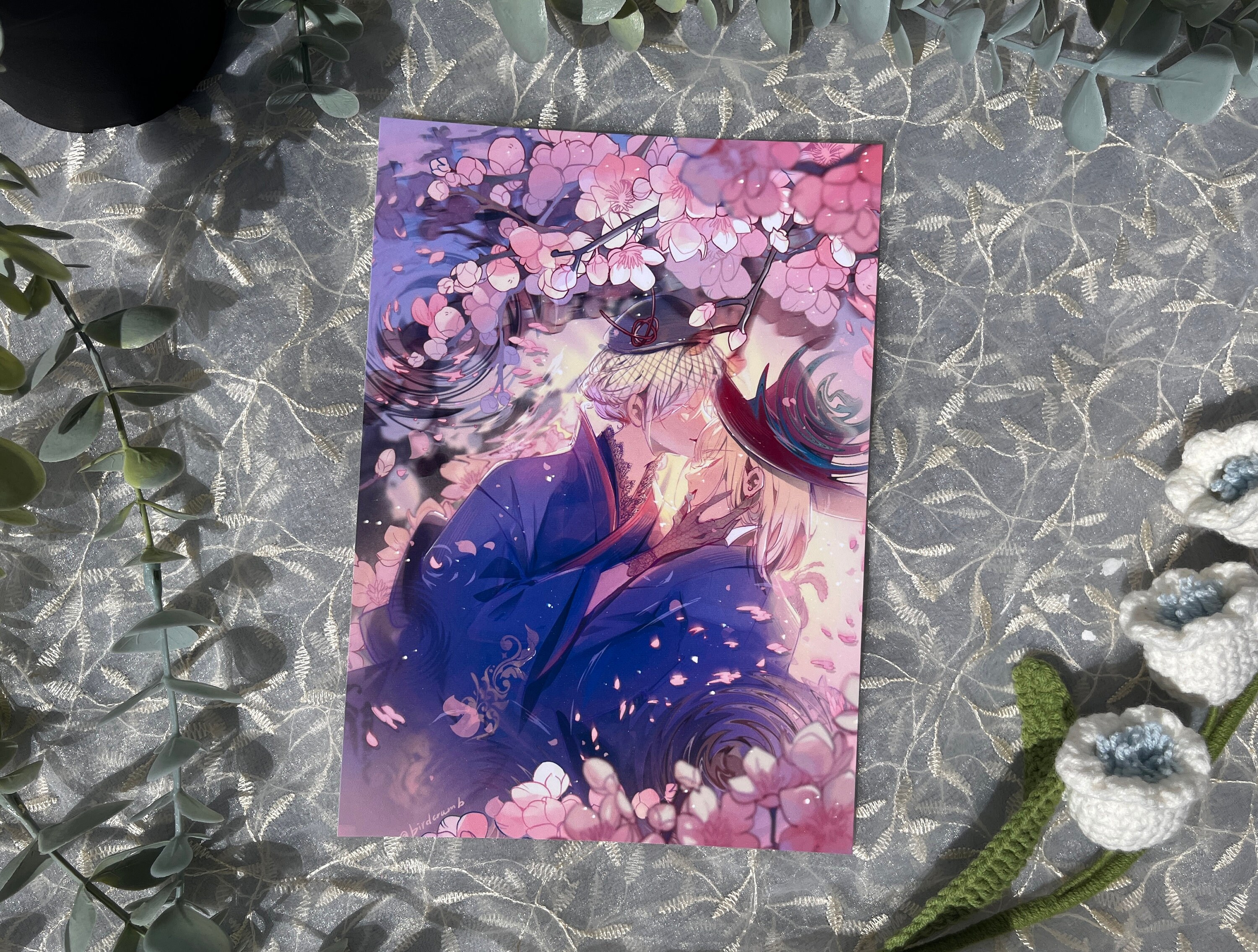 Twisted Wonderland Rook Vil Birthday Broomquet [8x11 Art Print] - Etsy