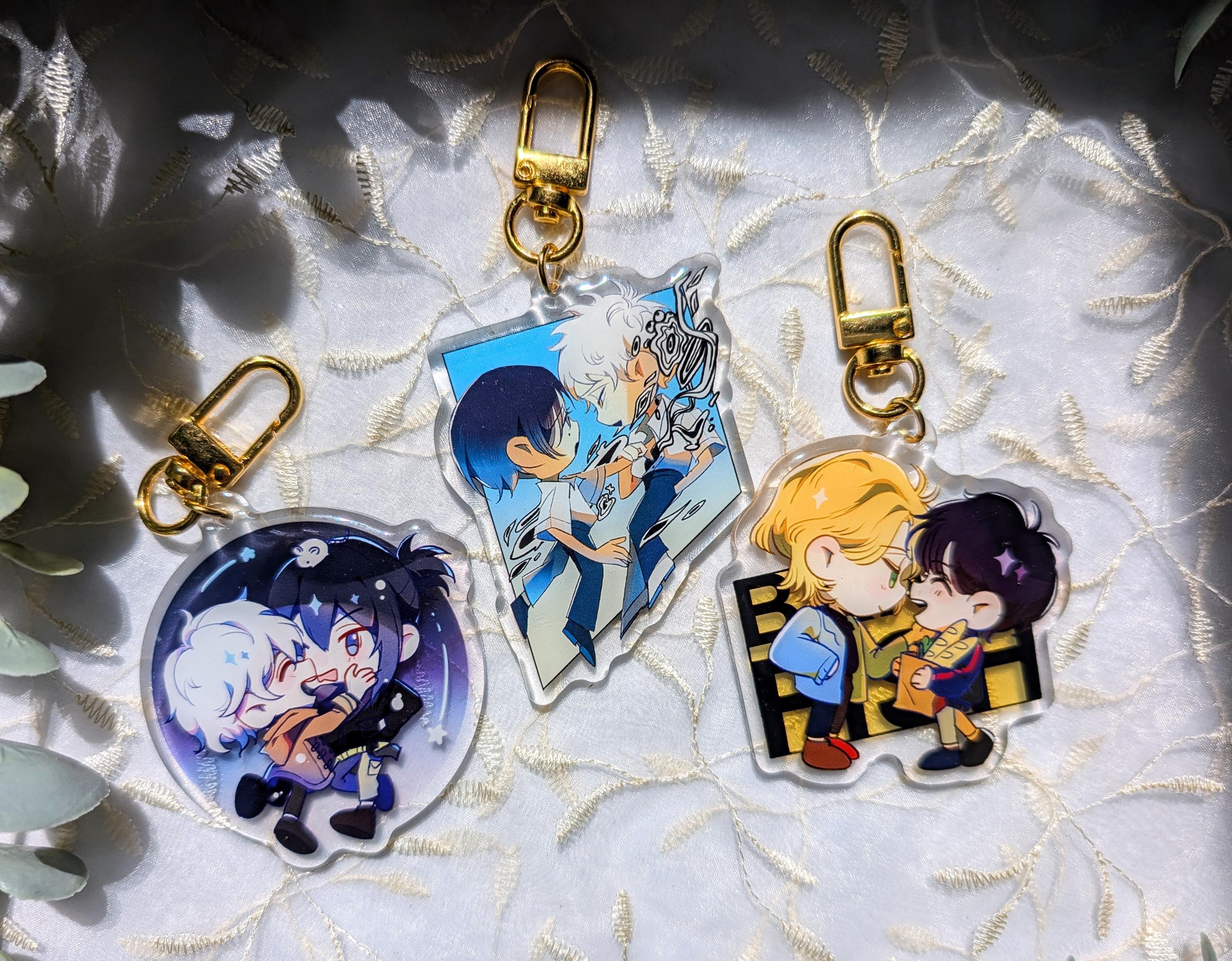 The Summer Hikaru Died Bananafish No.6 2.2- 2.5'' [acrylic