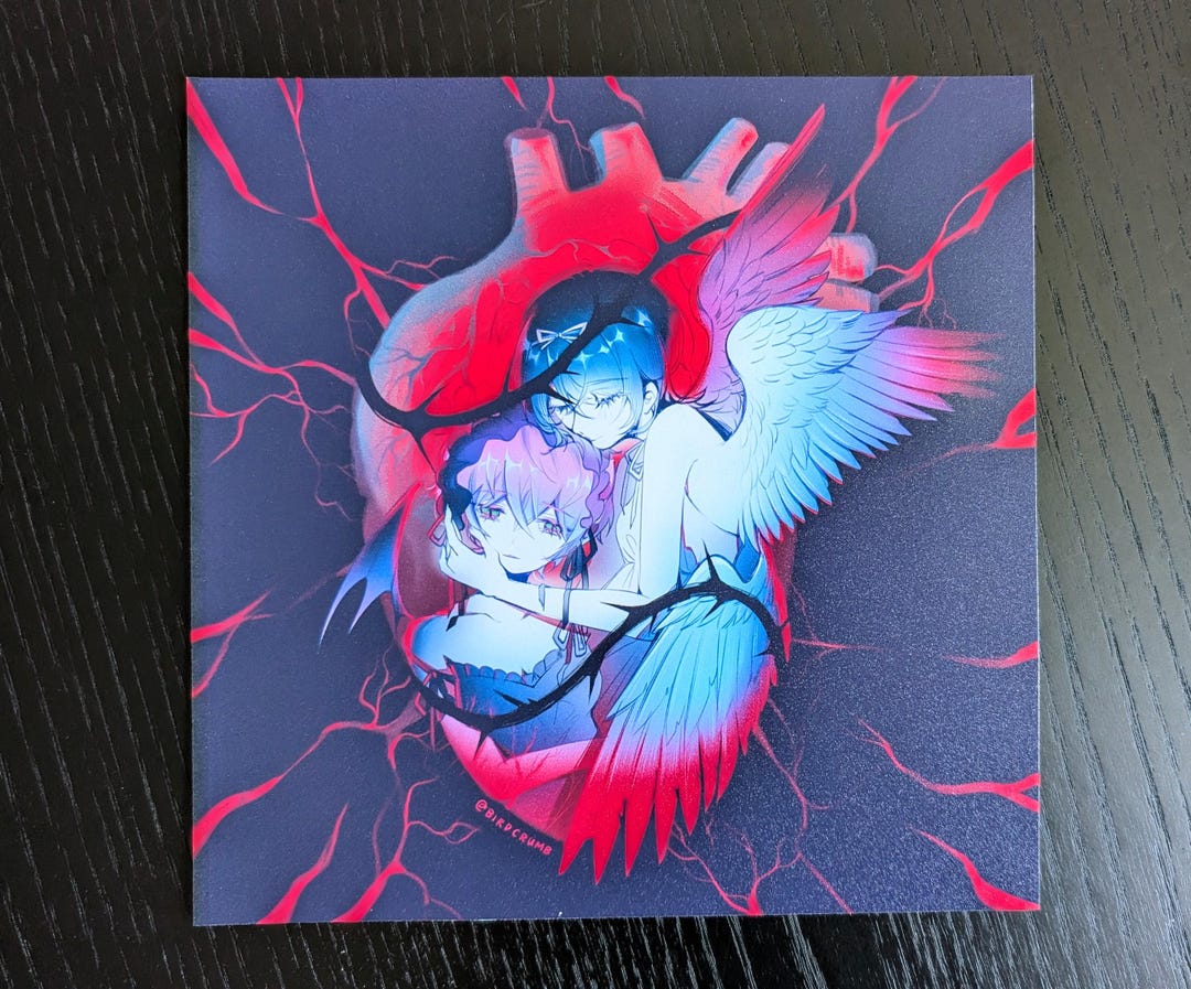 Alien Stage ALANST Angel Devil Mizi Sua [8x8'' Art Print] - Etsy