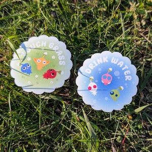 PIKMINS red blue yellow white purple rock flying glow ice pikmins 2&#39;&#39; [Vinyl Sticker]