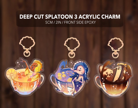 Splatoon3 Deep Cut Judd Shiver Frye Big Man 2in Acrylic Charm