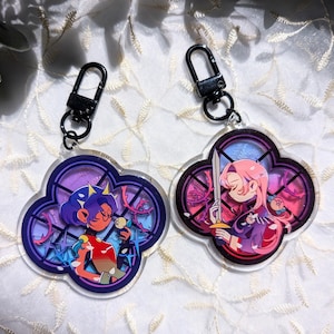 Revolutionary Girl Utena Anthy Himemiya Utena  2.2&#39;&#39; [Acrylic Keychain / Charm]