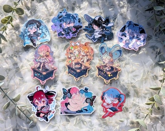 Magnet Miku Luka Teto Symphony Miku Rin Len Project Voltage Flying Ghost Dark Bug Miku Vampire Miku Vocaloid 2&#39;&#39; [Vinyl Sticker]