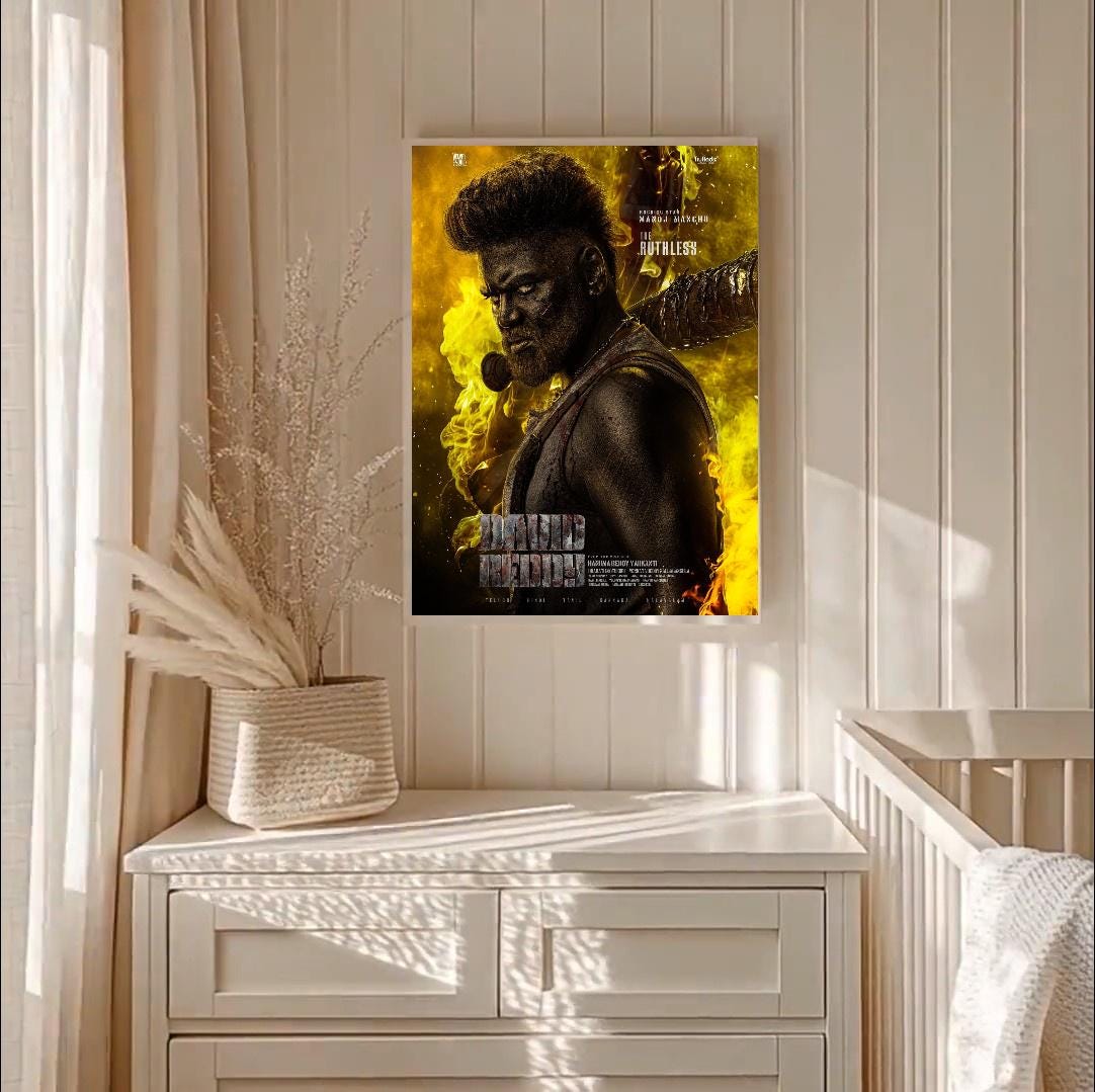 David Reddy Bick David Reddy Movie 2026 Poster Manchu Manoj Warrior Avatar Art Print - Etsy