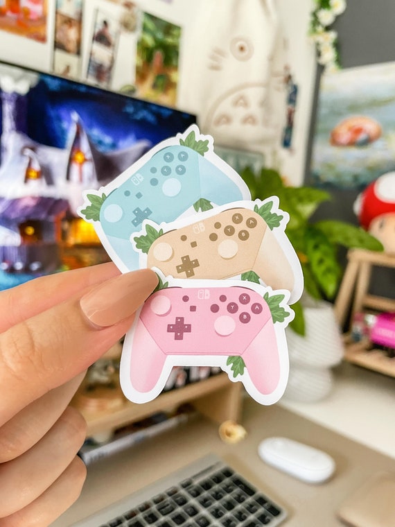 Nintendo Switch Controller Sticker Etsy