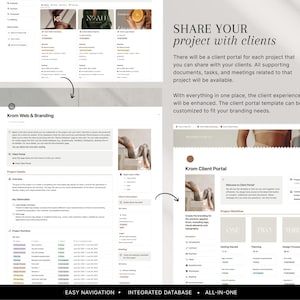 Notion Business Planner Template: Freelancer & Client Portal (Project Management) image 5