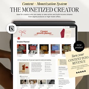 Notion Social Media Content and Business Planner: Mall för intäktsgenerering för innehållsskapare 2027
