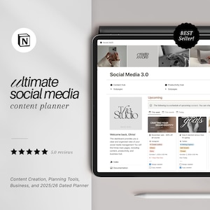 Notion Social Media Planner Template: Ultimate Content Creator System