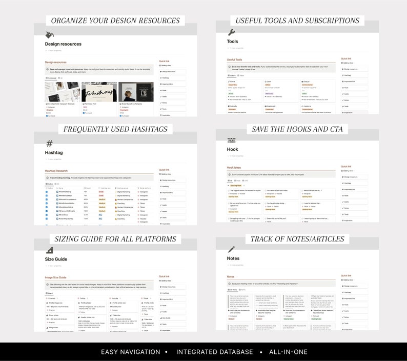 Modèle Notion Portail client pour Social Media Manager, Modèle d'intégration du client, Gestion des médias sociaux image 10