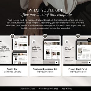 Notion Business Planner Template: Freelancer & Client Portal (Project Management) image 2