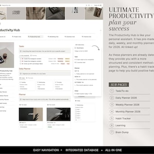 Notion Freelancer Template: CRM, Client Tracker, Business Planner, Project Management image 4