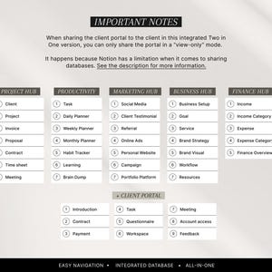 Notion Business Planner Template: Freelancer & Client Portal (Project Management) image 10