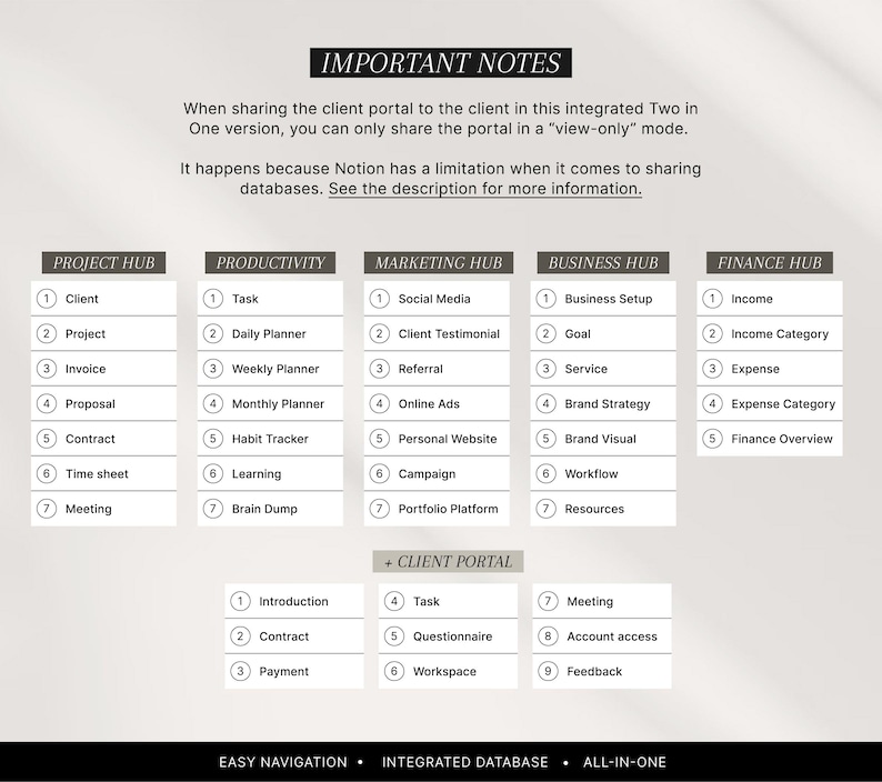Notion Business Planner Template: Freelancer & Client Portal (Project Management) image 10