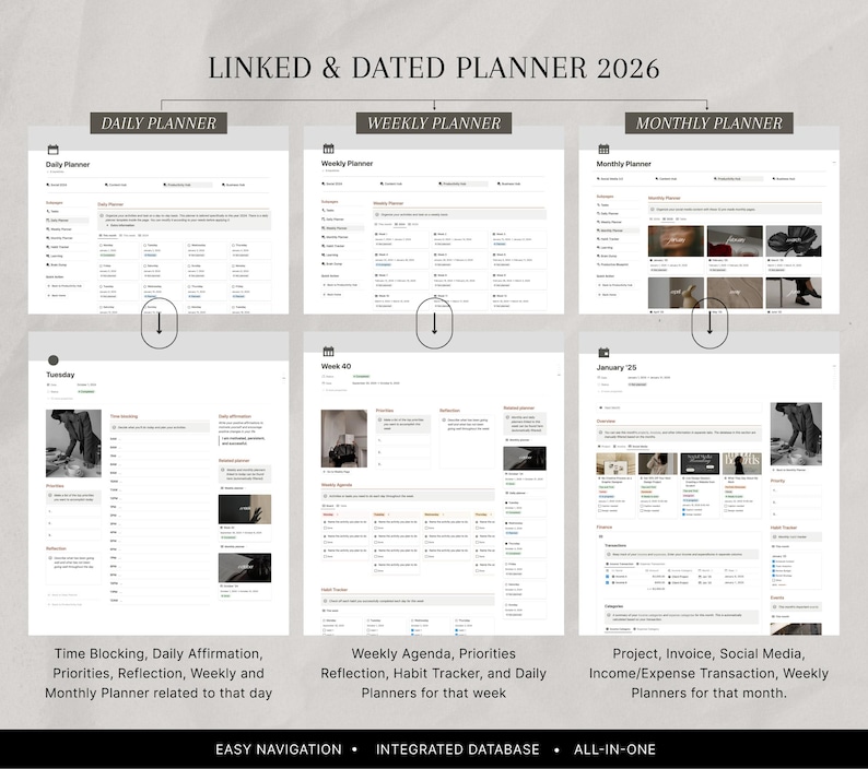 Notion Freelancer Template: CRM, Client Tracker, Business Planner, Project Management image 5