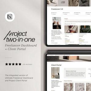 Modello di business planner Notion: portale per freelance e clienti (gestione progetti)