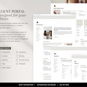Notion Business Planner Template: Freelancer & Client Portal (Project Management) image 6