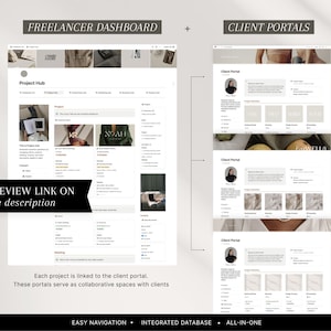 Notion Business Planner Template: Freelancer & Client Portal (Project Management) image 3