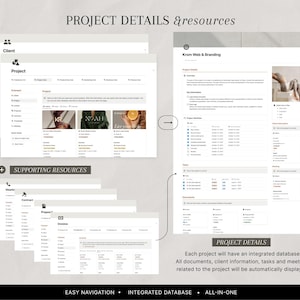 Notion Freelancer Template: CRM, Client Tracker, Business Planner, Project Management image 3