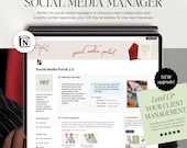 Notion Template: Social Media Manager Client Portal, Content Planner and Client Onboarding, SMM Business Management