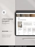 Notion Client Portal Template: Project Management Dashboard (Digital Download)