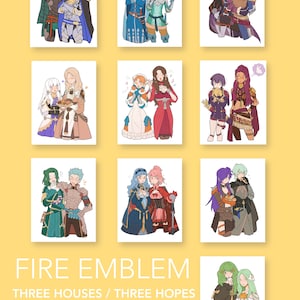 Cartoline di Fire Emblem Three Houses / Three Hopes