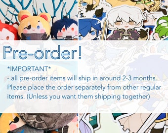 PRE-ORDER: Fire Emblem sticker packs/ plush keychains/ plush buttons etc