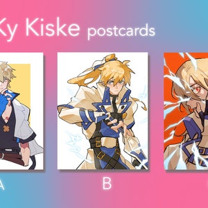 Guilty Gear Ky Kiske mini prints