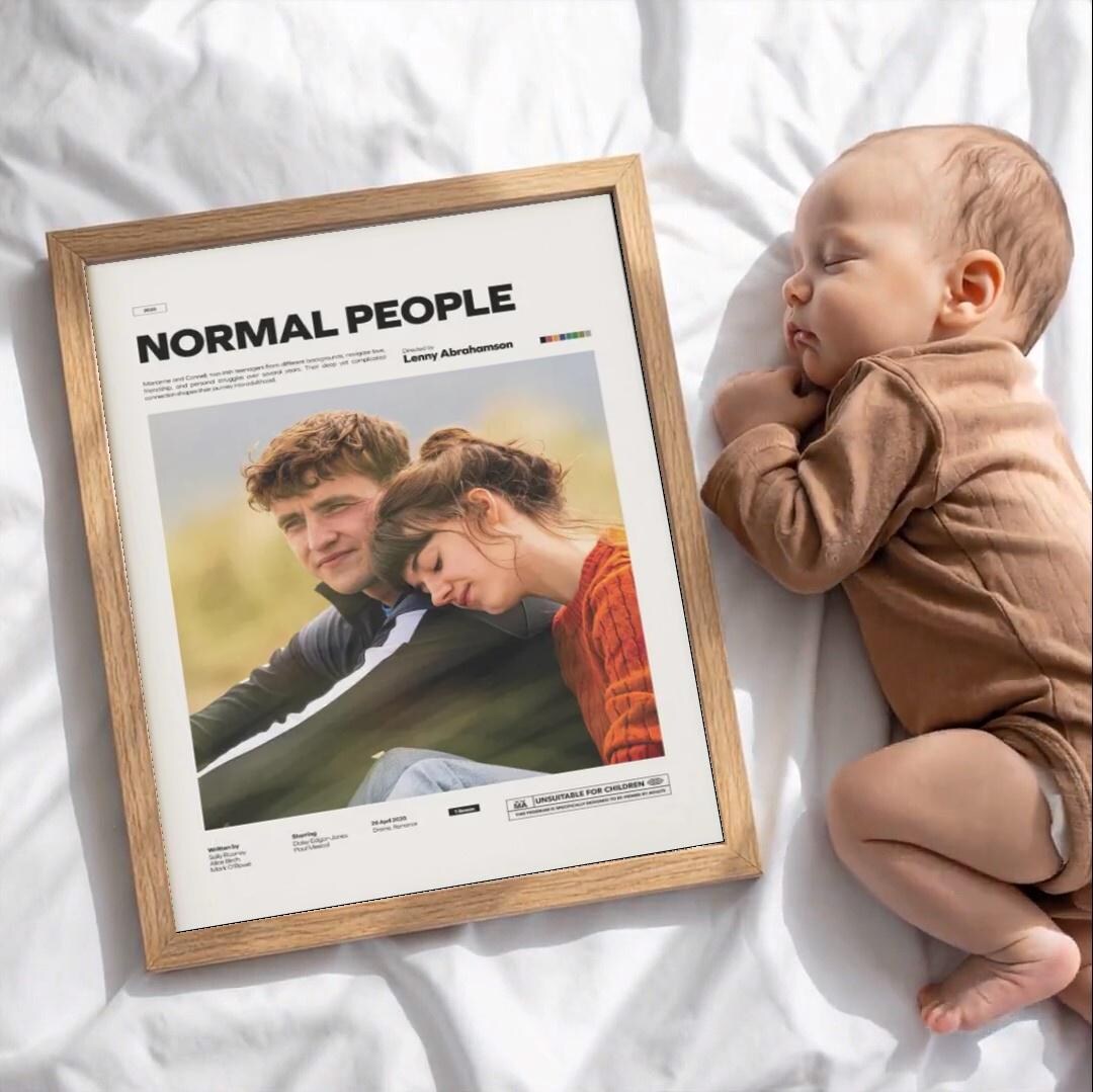 Normal Person Posters Normal People Poster Daisy Edgarjones Paul Mescal Print Drama Tv Series ...