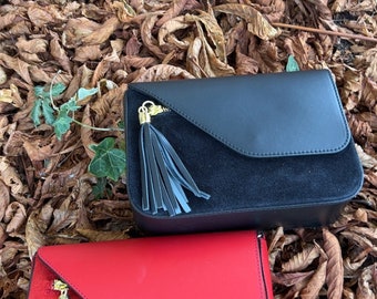 Leren crossbodytas voor dames