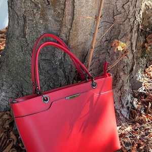 Sac à main bandoulière en cuir pour femme