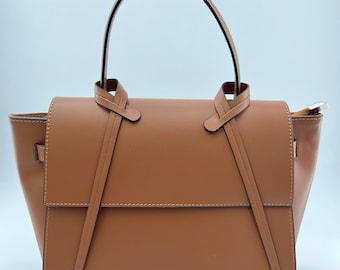 Sac à main bandoulière en cuir pour femme