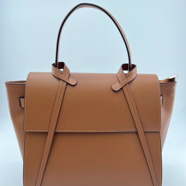 Sac à main bandoulière en cuir pour femme