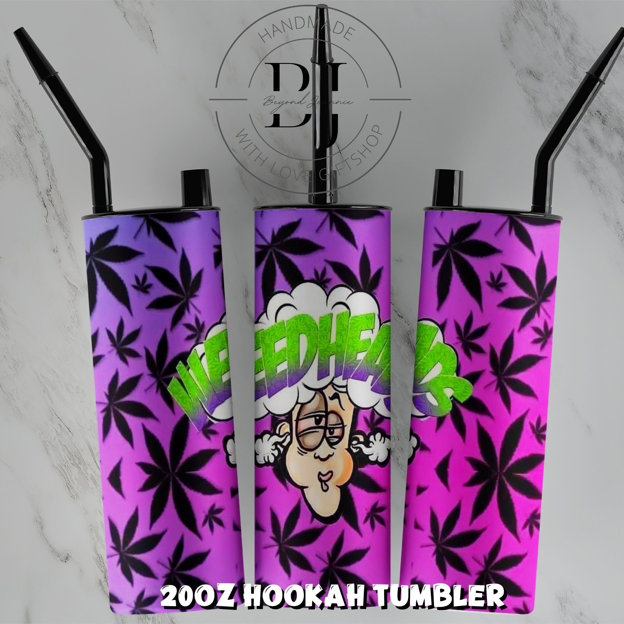 Weedhead 20oz Hookah Tumbler Mockup Dye Sublimation Smoke Etsy