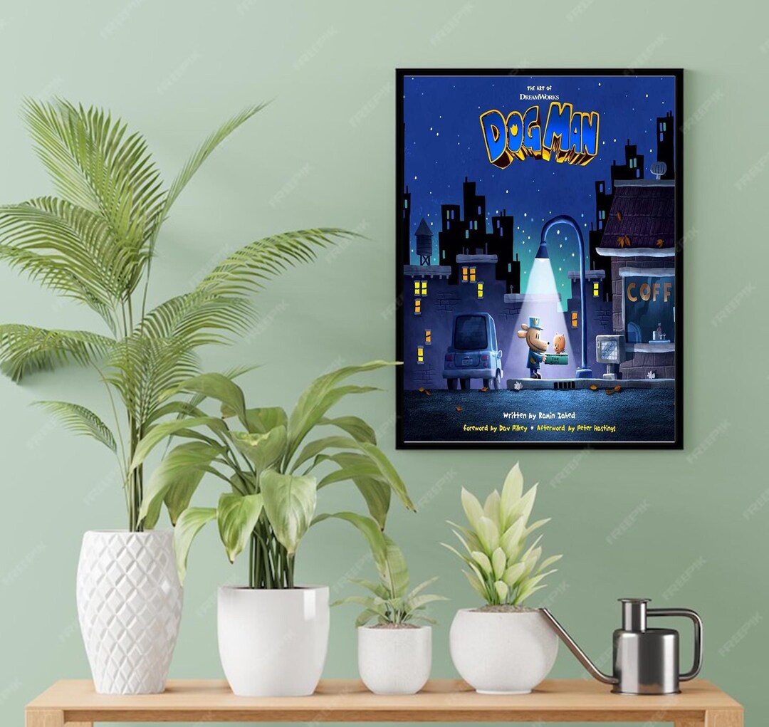 Dog Man is Coming to Theaters in 2025 Poster Etsy