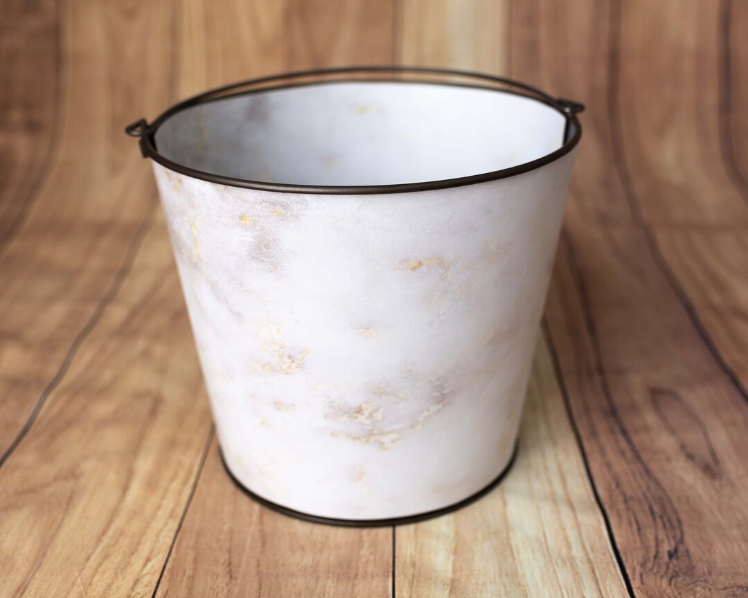 Neutral Marble Printable Bucket Wrap Photo Prop for Newborn Etsy