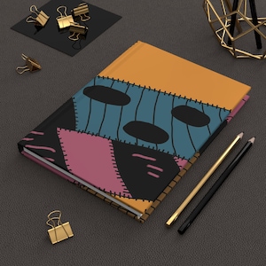 L'Étrange Noël de mon père Noël Carnet cartonné en patchwork de Sally | Carnet de notes mat