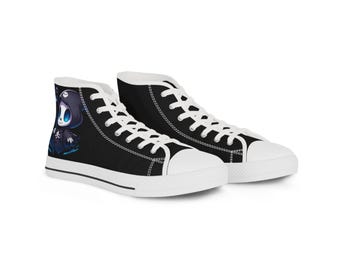 Zapatillas altas, calzado urbano con gráficos para hombre, calzado casual, lona artística